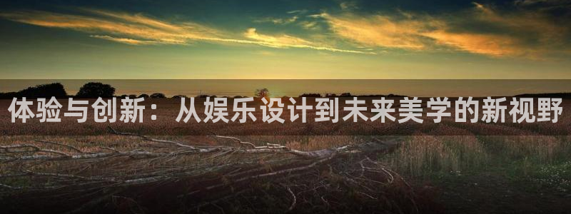 新宝5电子游戏官网：体验与创新：从娱乐设计到未来美学的新视野